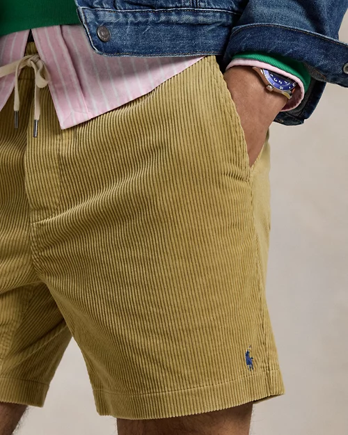 6インチ Polo プレップスター コーデュロイ ショートパンツ
