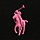Pink Pony コットン クルーネック Tシャツ