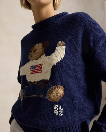 Polo ベア ロールネック セーター