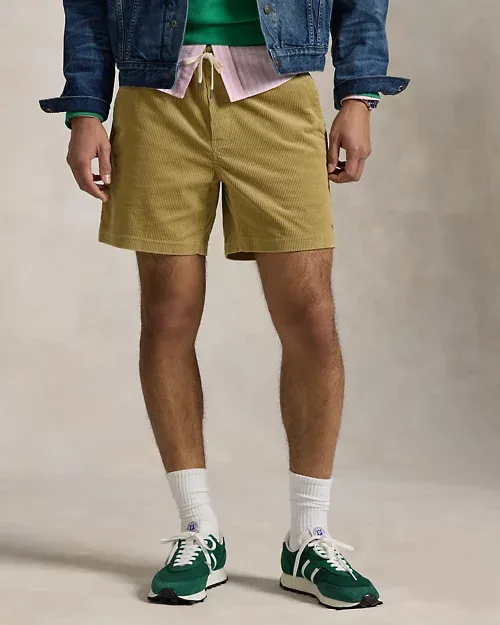 6インチ Polo プレップスター コーデュロイ ショートパンツ
