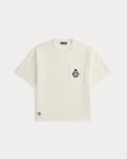 リラックス フィット クレストエンブロイダリー Tシャツ