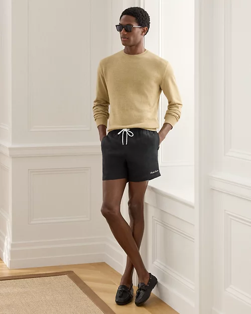 4.5インチ Amalfi リネン スイム パンツ