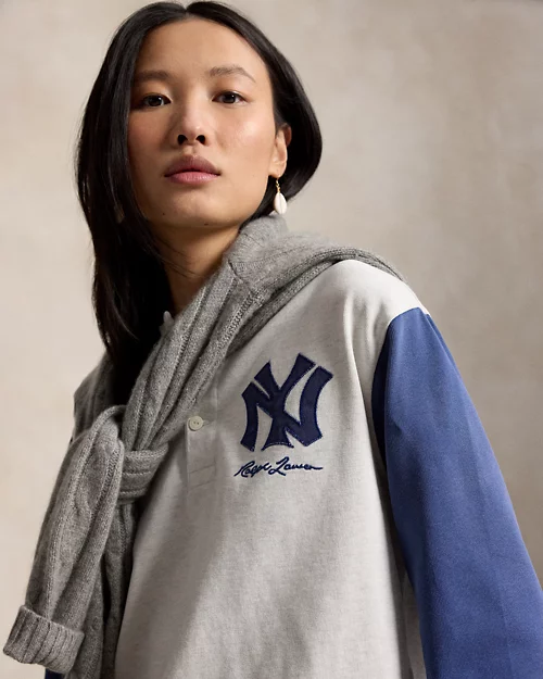 Polo Ralph Lauren ヤンキース ヘンリーネック シャツ
