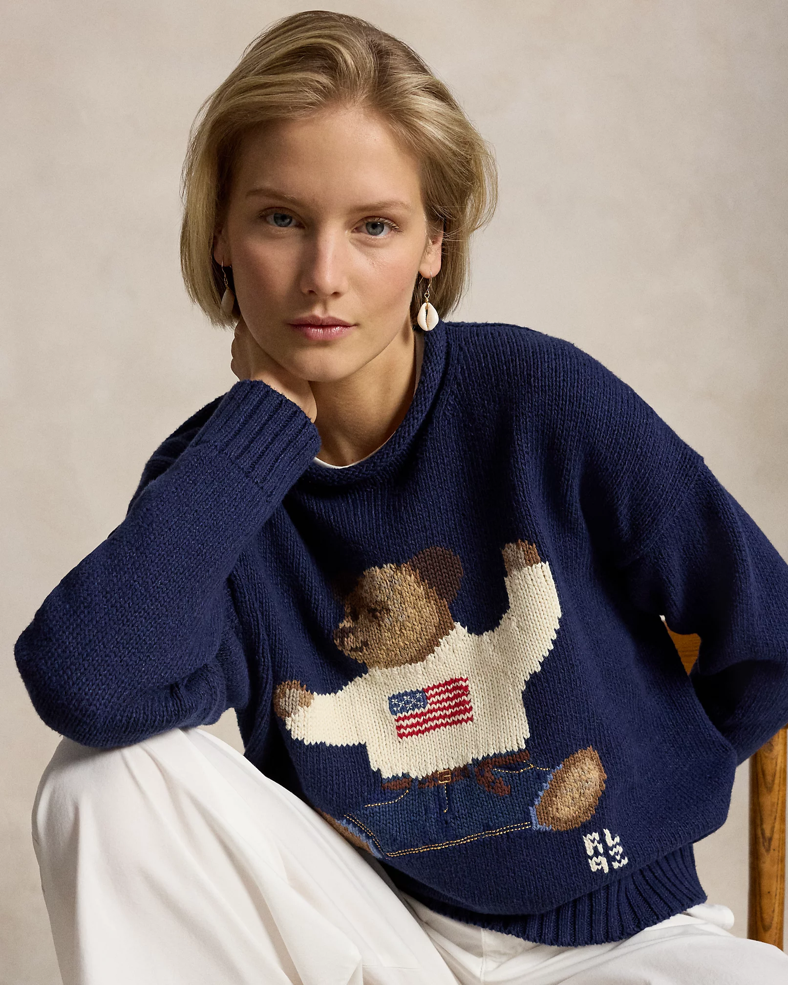 Polo ベア ロールネック セーター