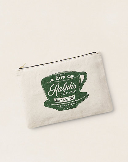 Ralph's Coffee ジップ ポーチ