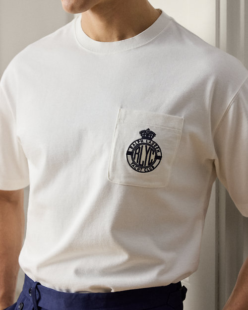 リラックス フィット クレストエンブロイダリー Tシャツ