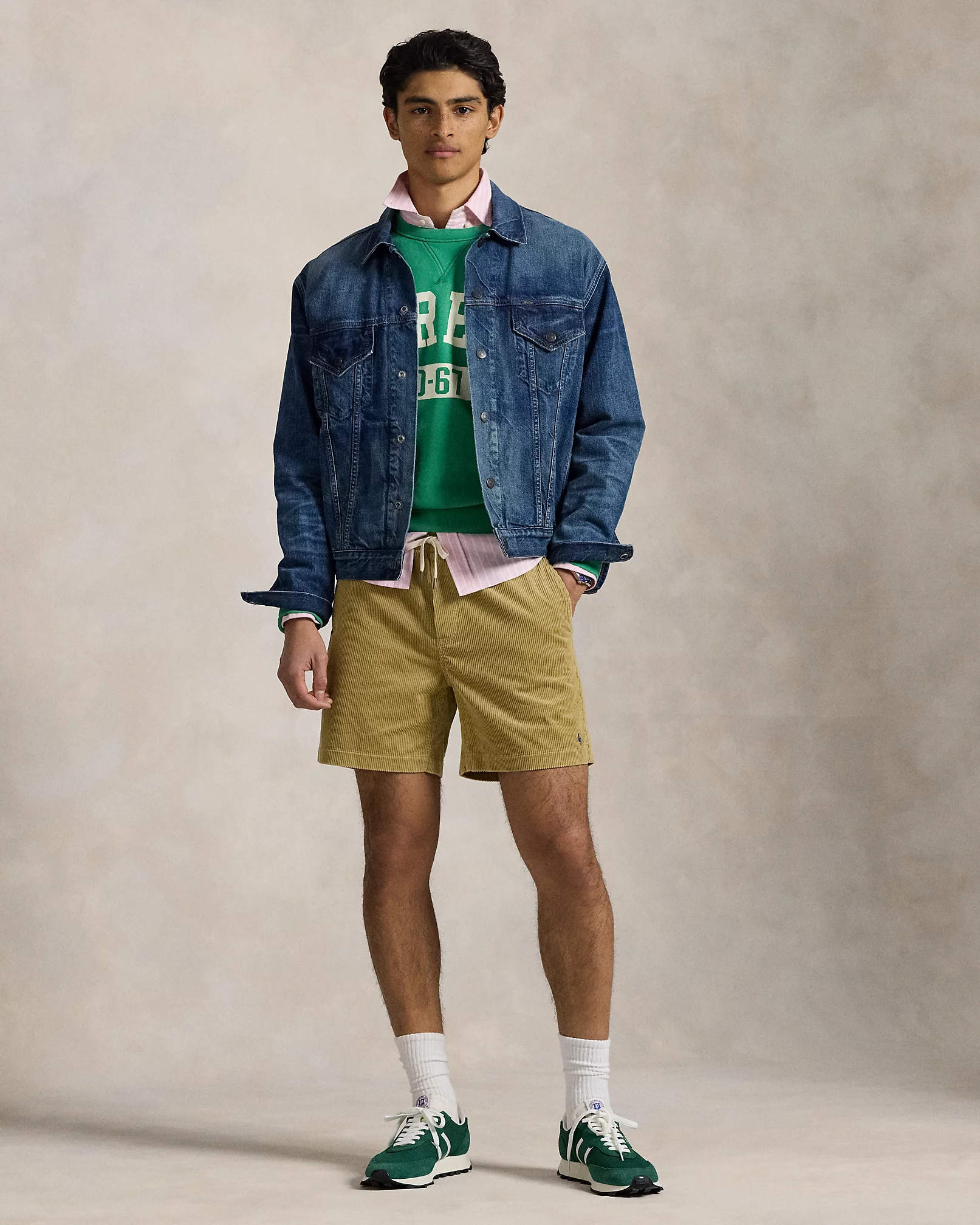 6インチ Polo プレップスター コーデュロイ ショートパンツ