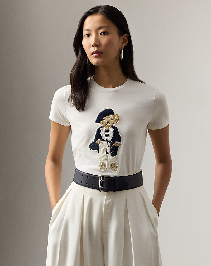 プレスプリング Polo ベア コットン Tシャツ