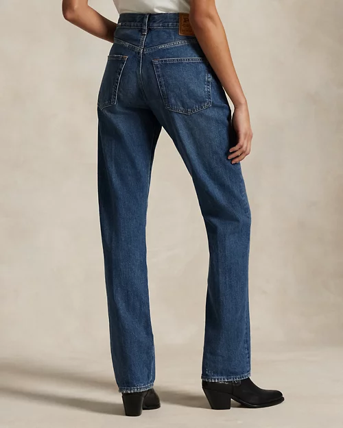ハイライズ リラックス ストレート ジーンズ