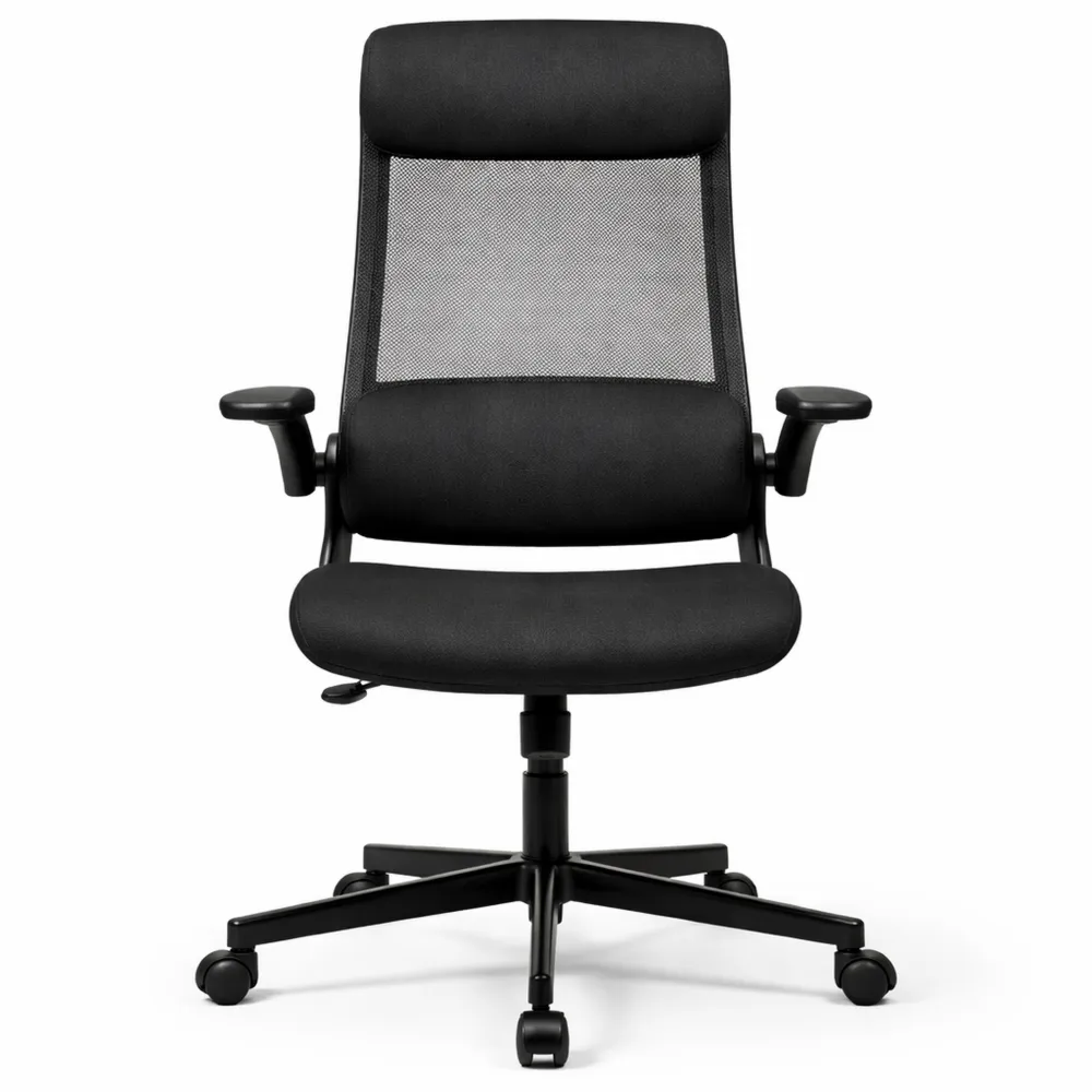 Sedia Ergonomica per Ufficio con Schienale in Rete e Supporto Lombare