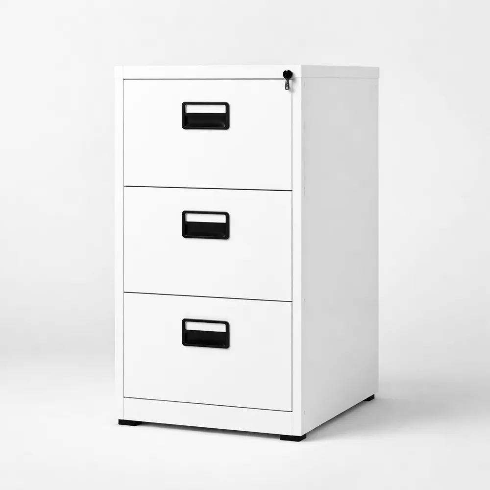 Schedario in Acciaio Bianco 102,5 cm