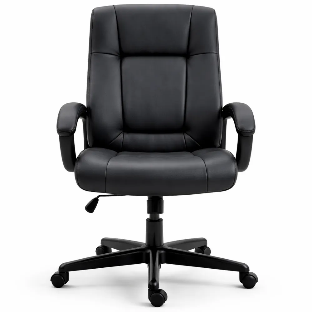 Sedia da ufficio ergonomica regolabile in altezza con rotelle