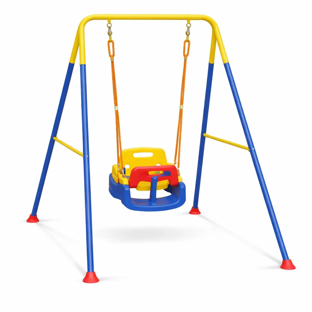 Altalena Multifunzionale per Interni ed Esterni, Sicura e Resistente, Colore Blu