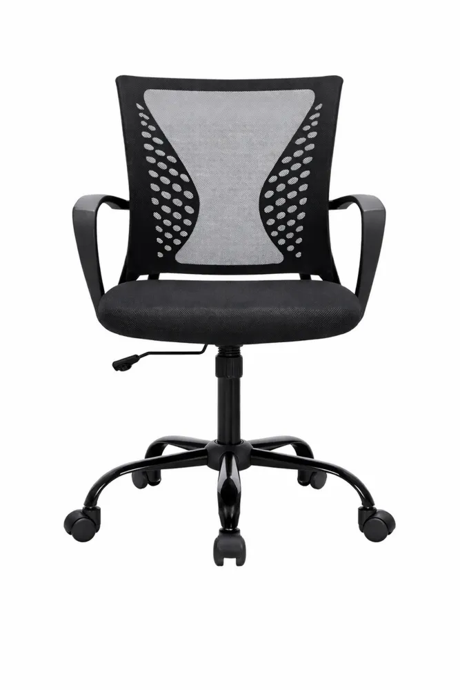 Sedia da ufficio ergonomica in rete, regolabile e girevole