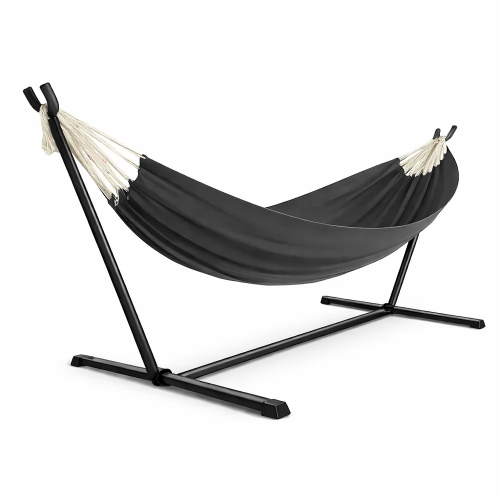 Amaca con Telaio e Cuscino per Due Persone, Struttura Solida, Interni ed Esterni