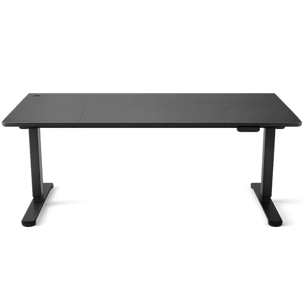 Tavolo da Lavoro Regolabile in Altezza con Presa USB e Controllo di Memoria