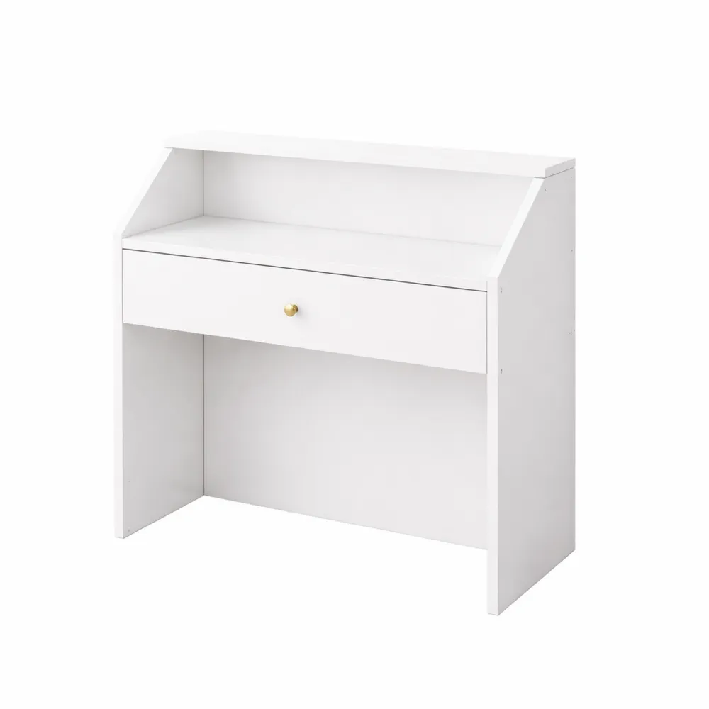 Banco reception multifunzionale con cassetto per negozi