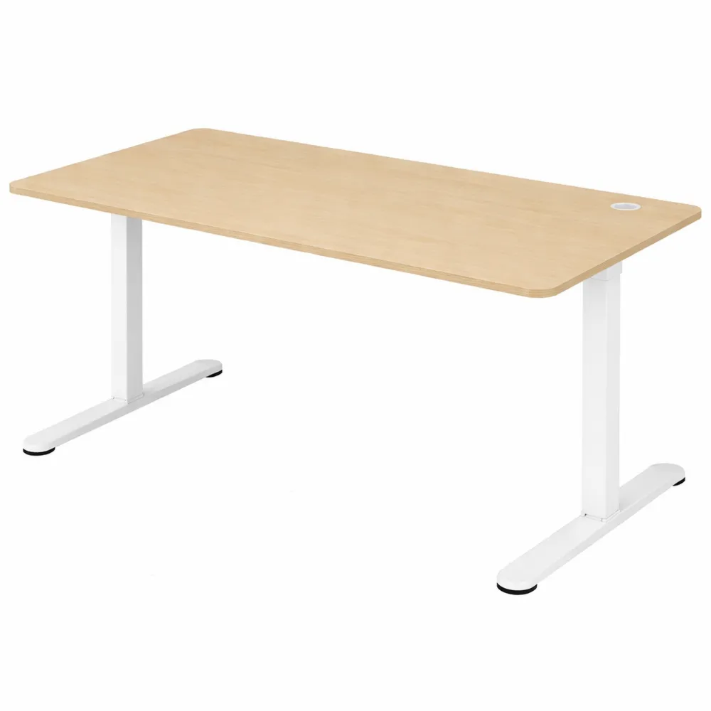 scrivania regolabile in altezza con presa USB e comandi di memoria