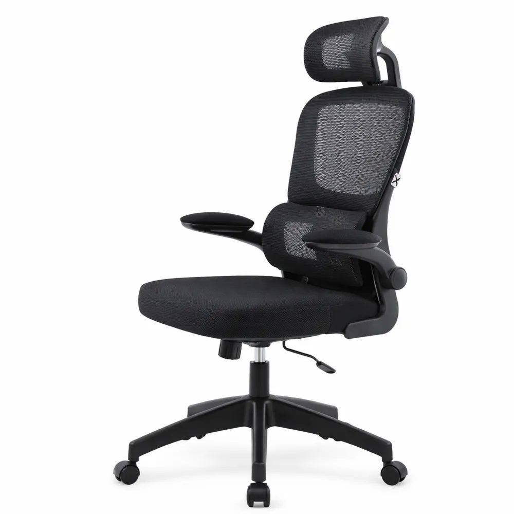 Sedia Ergonomica da Ufficio con Supporto Lombare e Poggiatesta Regolabile