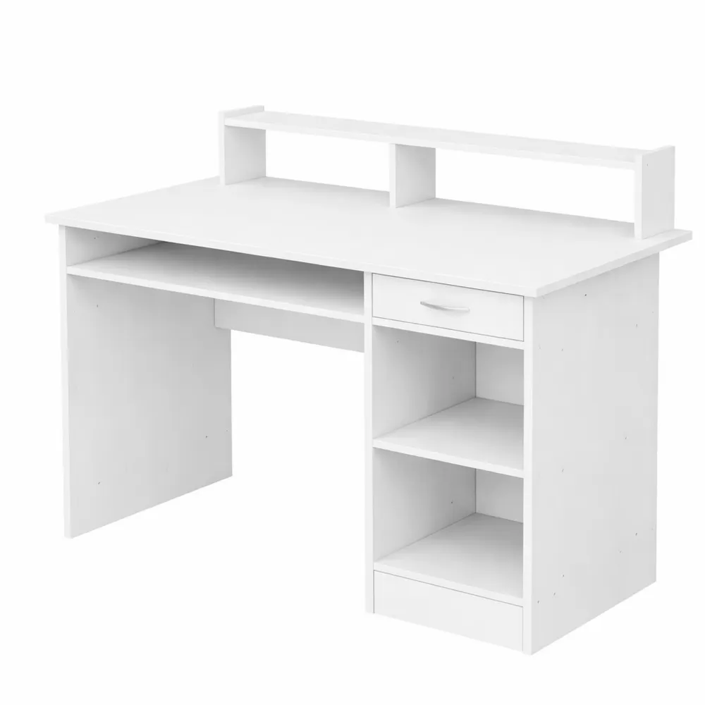 Scrivania per Computer con Cassetto e Libreria Salvaspazio-Trivensar