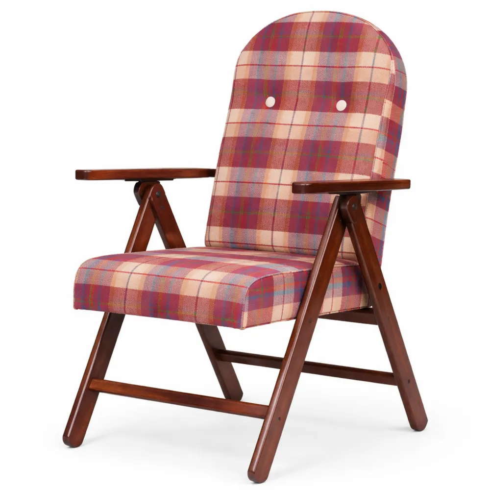 Poltrona Reclinabile 4 Posizioni in Legno Bordeux-Trivensar