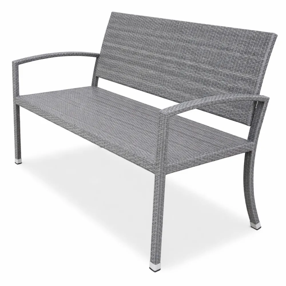 Panchina da Esterno in Polyrattan per Giardino-Novarvexil