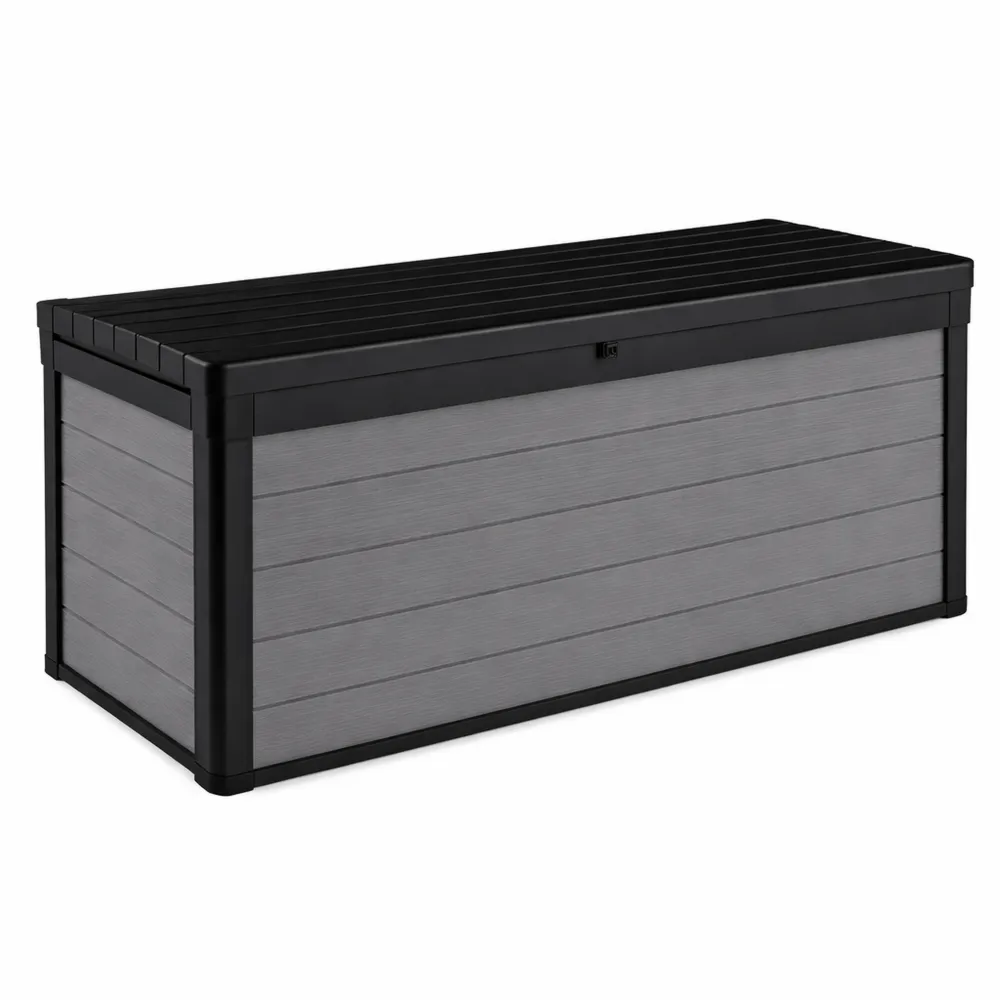 Baule da Giardino 380L in Finitura Legno Grigio-Novarvexil