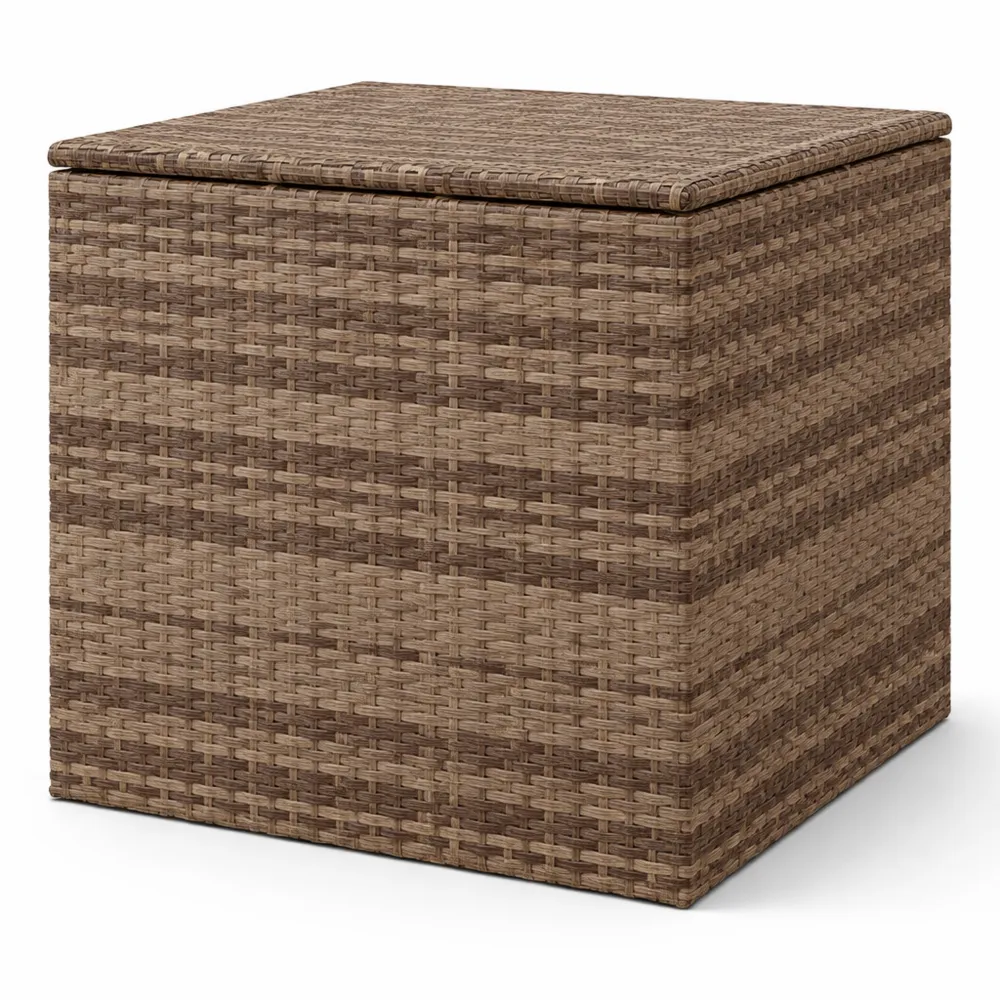 Panca Contenitore da Esterno in Rattan e Acciaio-Novarvexil