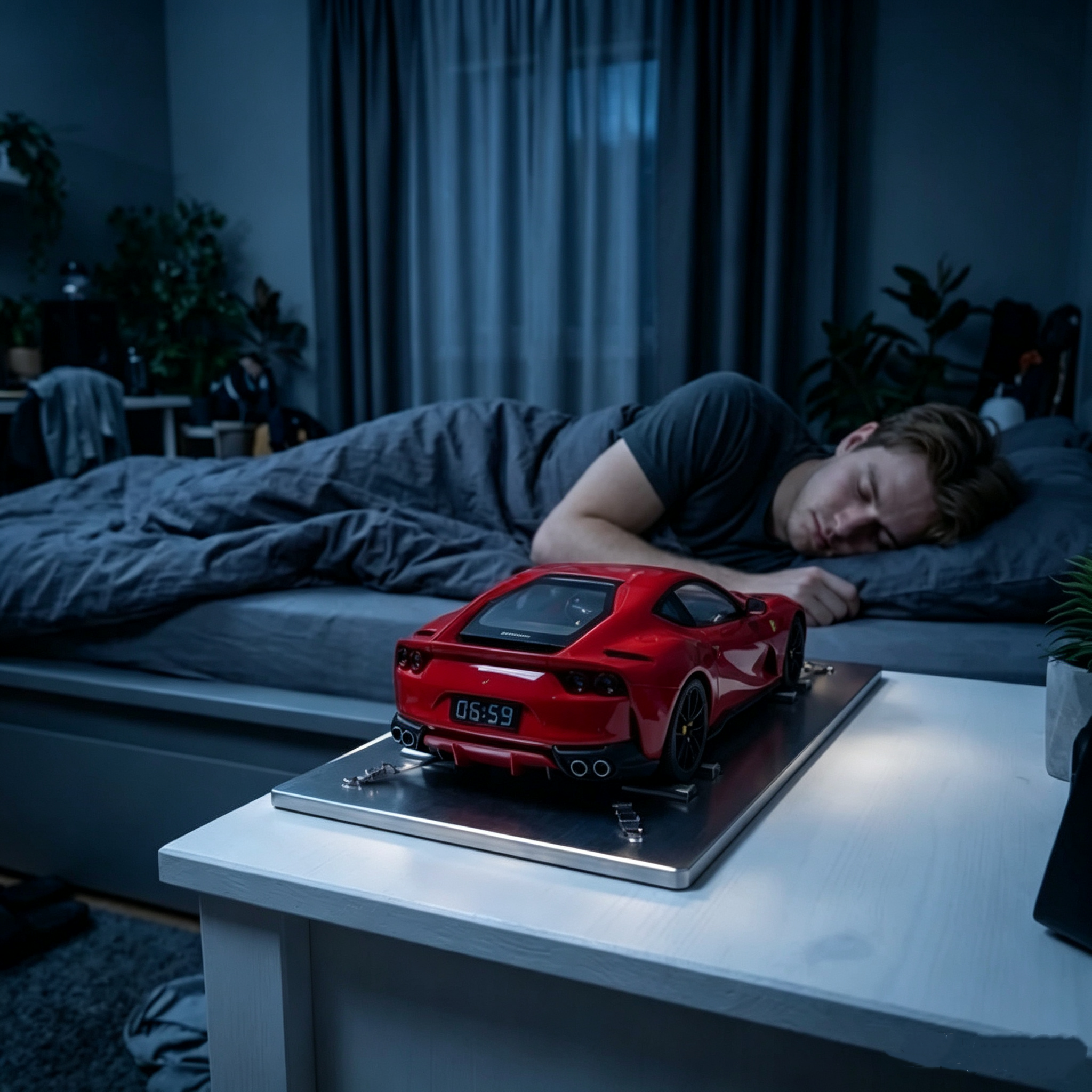 Race car alarm