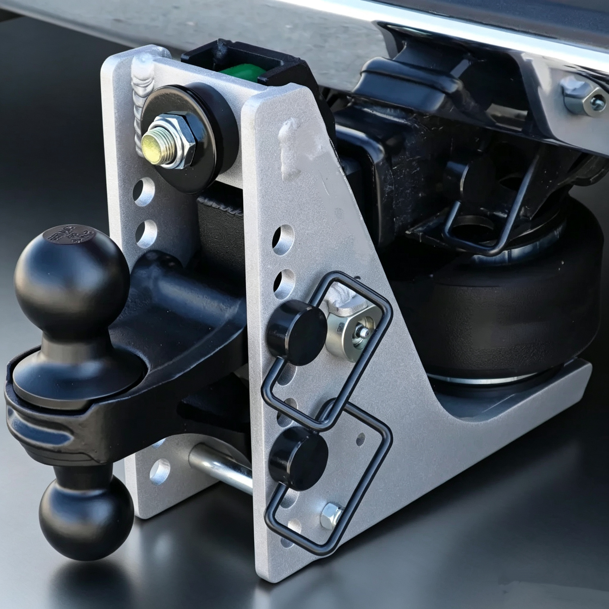 Streamlined aluminum alloy aerodynamic hook assembly ball