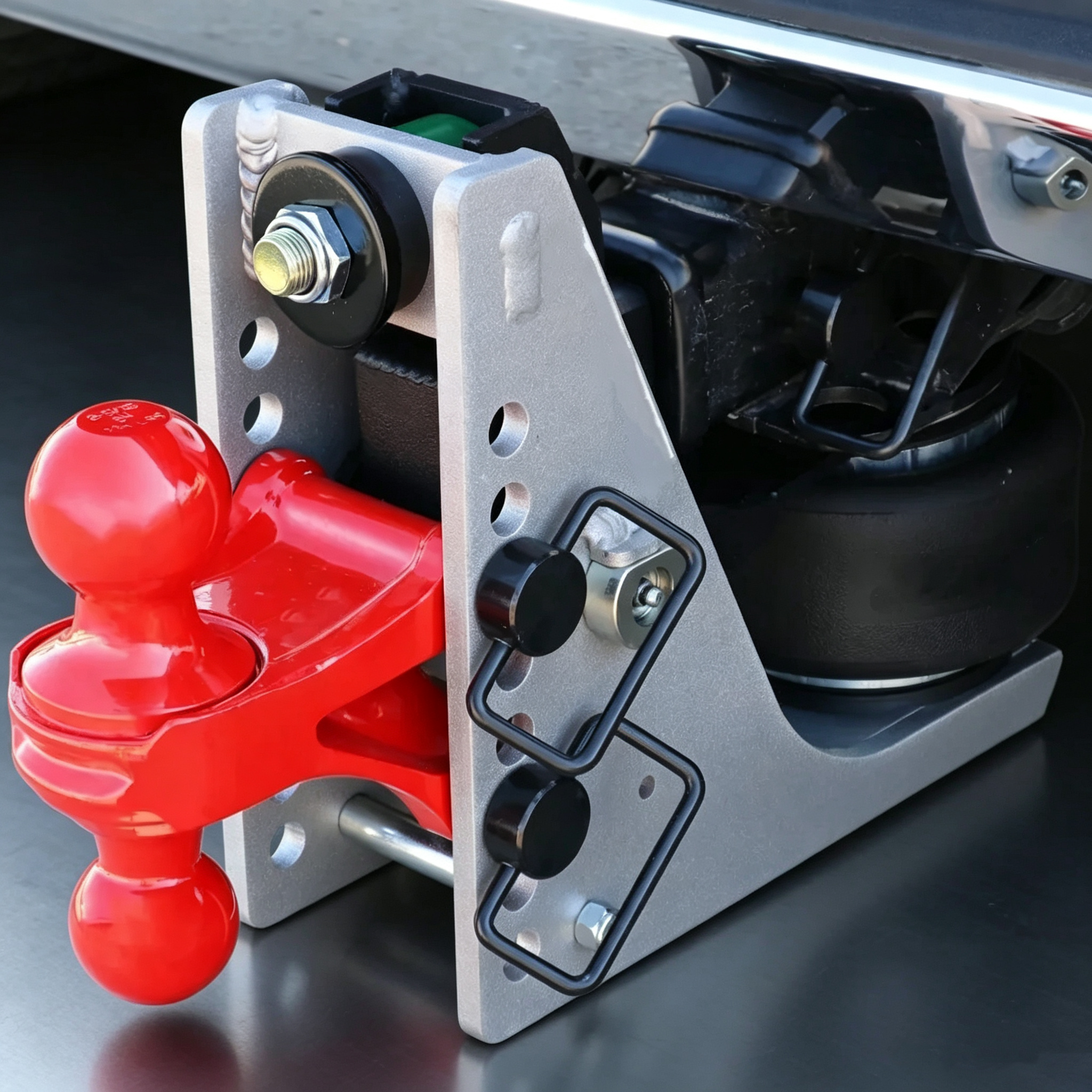 Streamlined aluminum alloy aerodynamic hook assembly ball