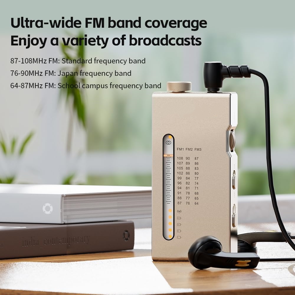 Portable HiFi FM Stereo Radio