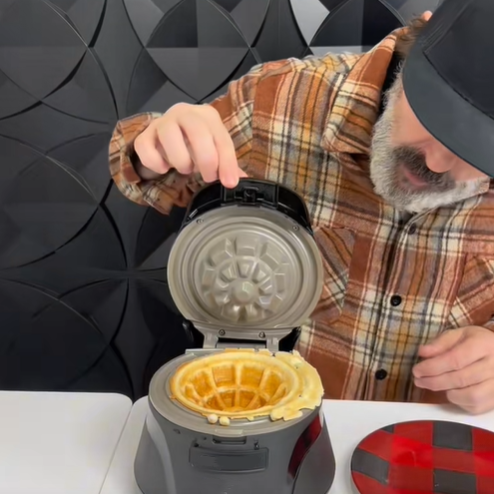 4-Inch Waffle Bowl Maker – Non-Stick Coated