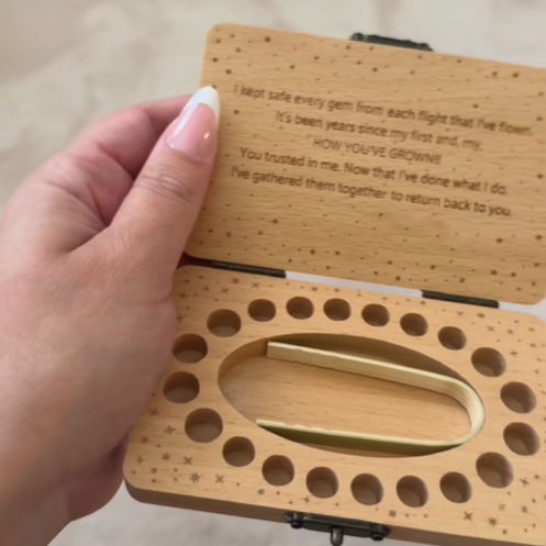 Baby Milk Teeth Memory Storage Box