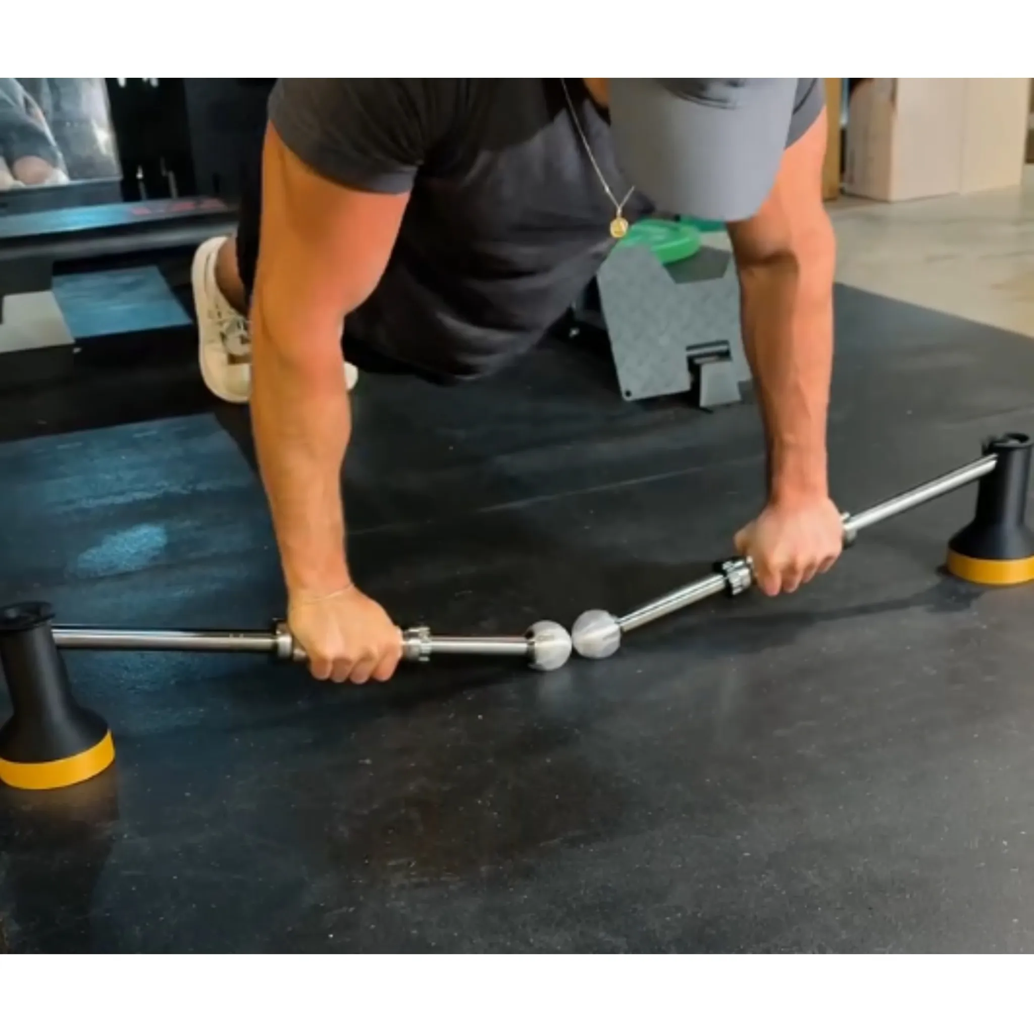 Dynamic Push-Up & Core Trainer | Rotating Grip System for Full-Body Engagement