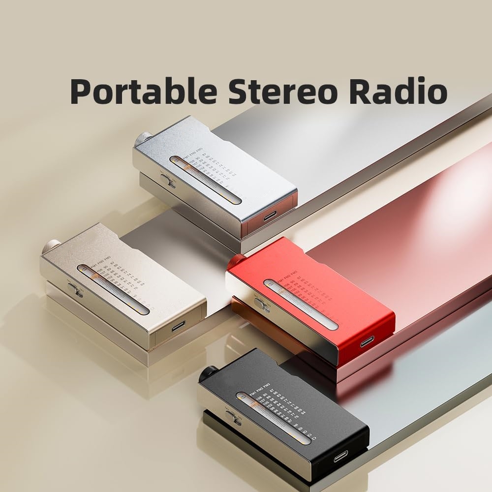 Portable HiFi FM Stereo Radio