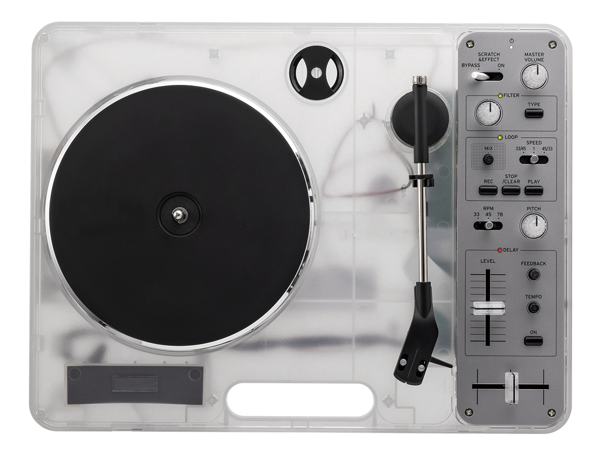 Portable Vinyl Player with Digital Effects & Looper | Scratch‑Optimized Turntable with Built‑in Speaker