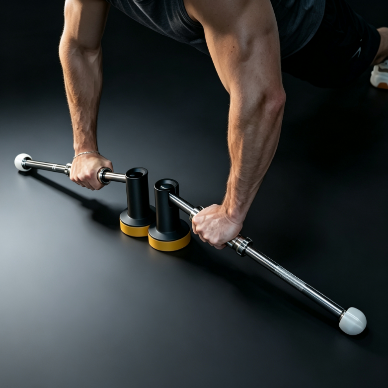 Dynamic Push-Up & Core Trainer | Rotating Grip System for Full-Body Engagement