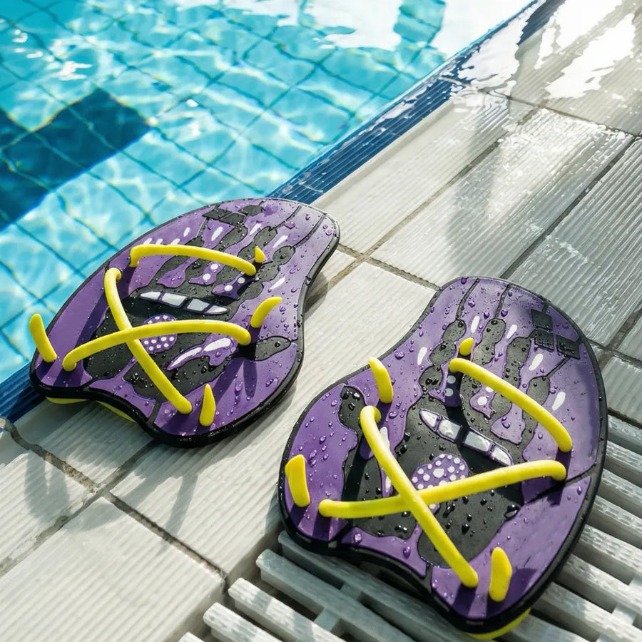 Ergonomic Swimming Hand Paddles for Training