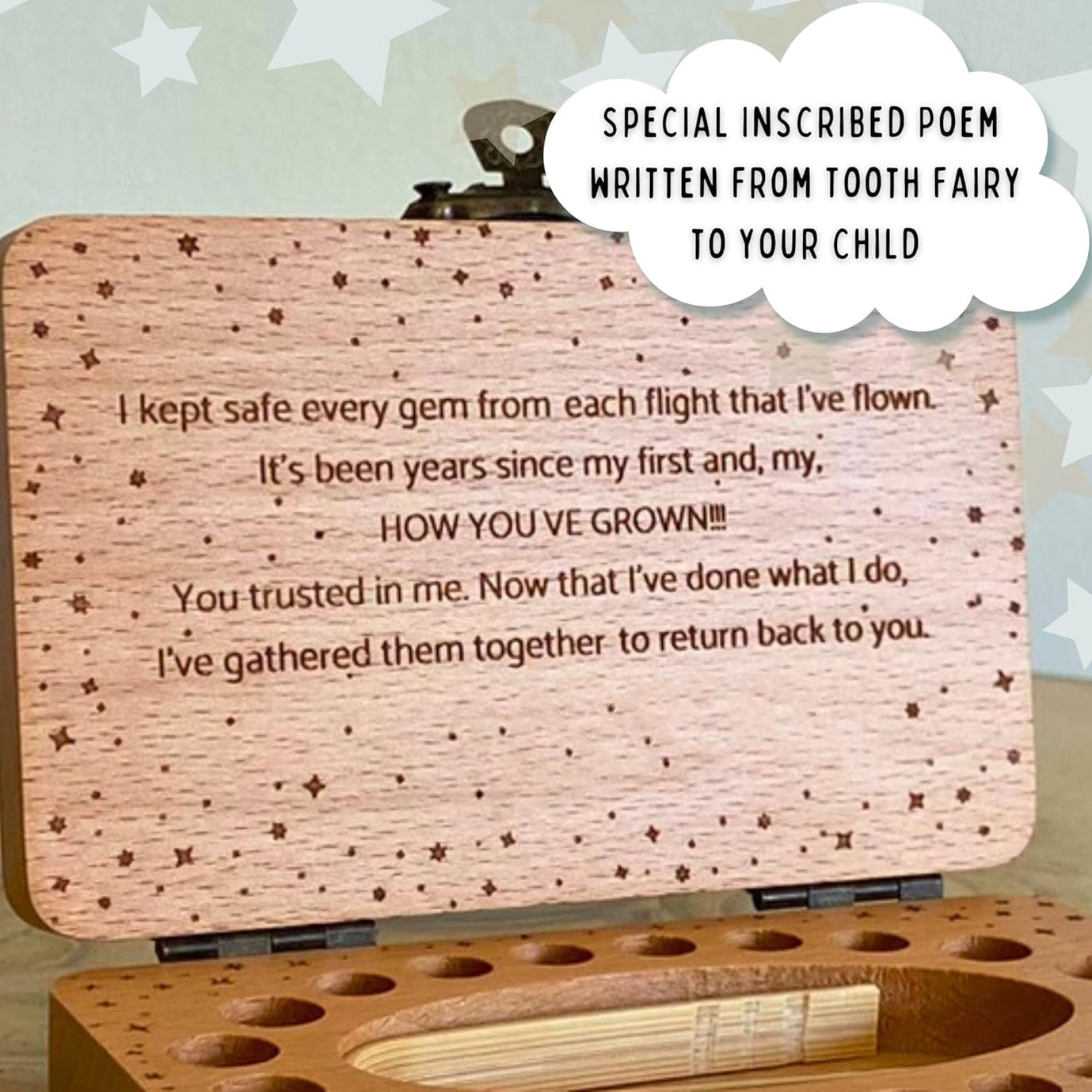 Baby Milk Teeth Memory Storage Box