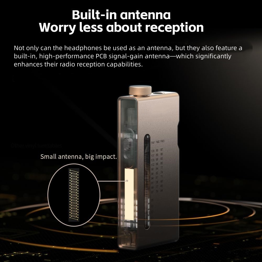 Portable HiFi FM Stereo Radio
