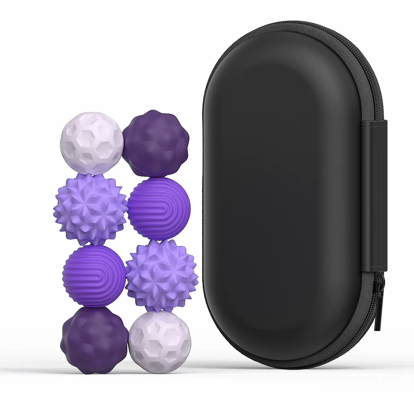 Silicone Magnetic Sensory Balls