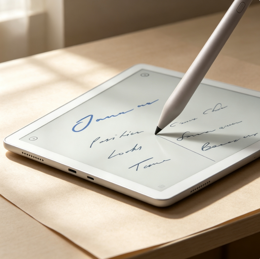 13.3" Paper-Like E-Ink Digital Notebook Set – Write, Read, Sketch & Stay Organized with Stylus & Protective Case