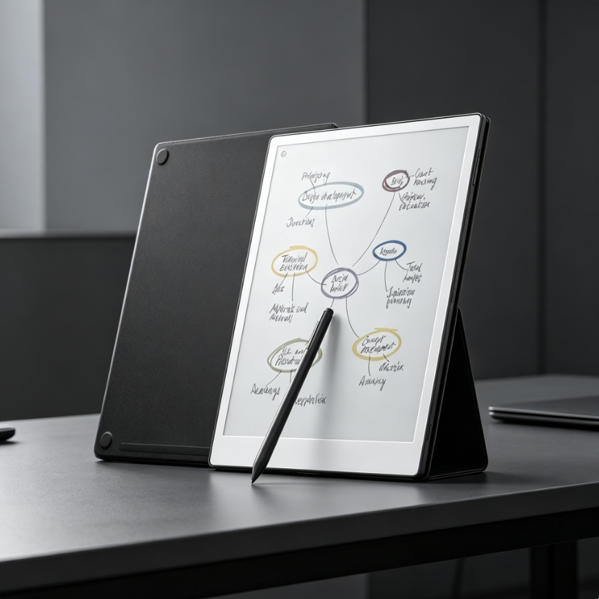 13.3" Paper-Like E-Ink Digital Notebook Set – Write, Read, Sketch & Stay Organized with Stylus & Protective Case