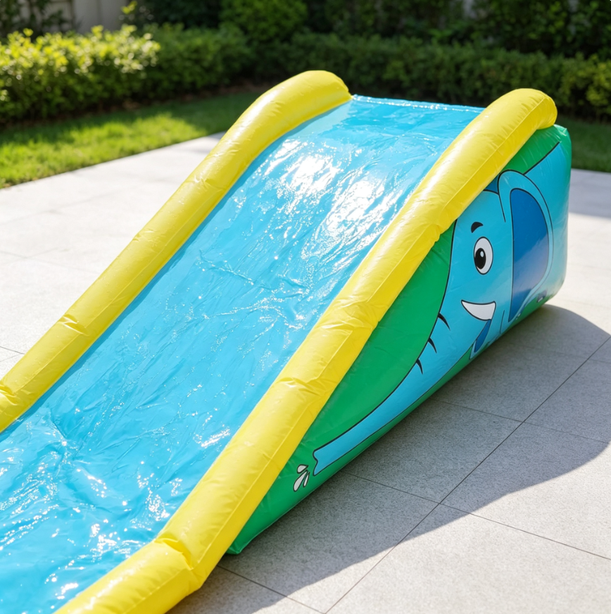15ft Inflatable Water Slide with Built-In Sprayer for Kids Outdoor Fun