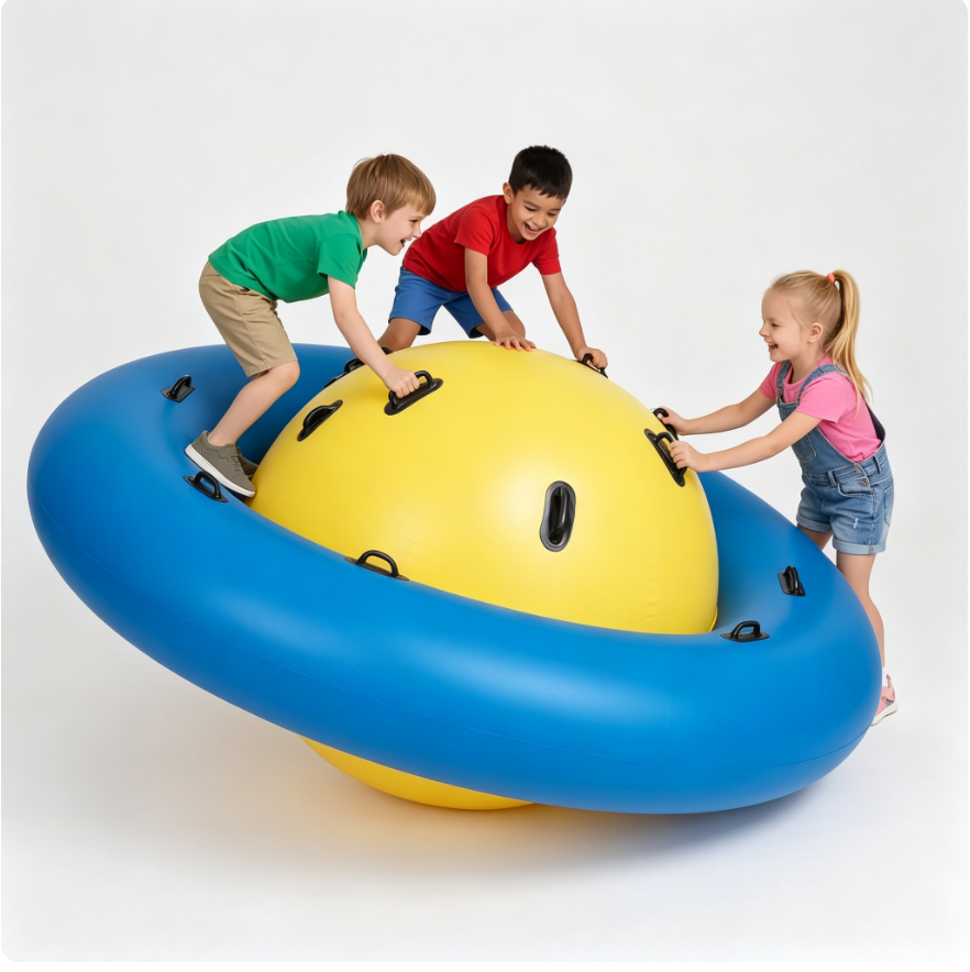 Inflatable Dome Rocker-Trampoline for Kids
