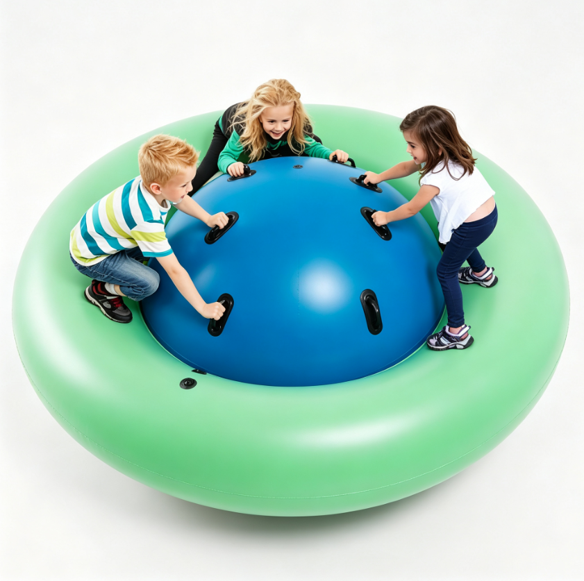 Inflatable Dome Rocker-Trampoline for Kids