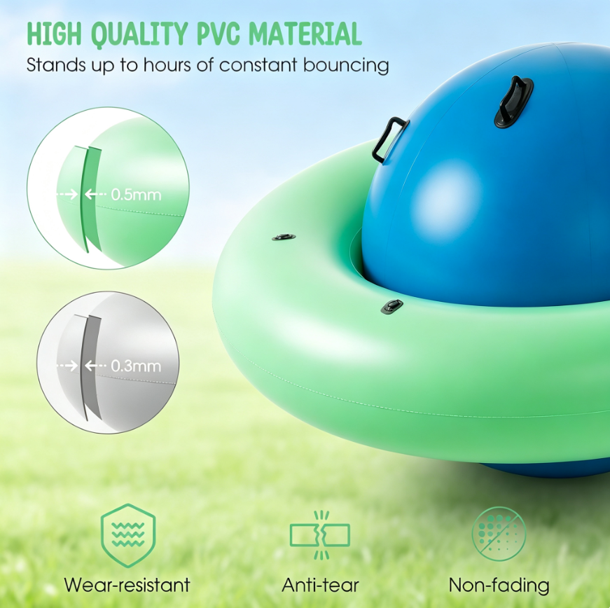 Inflatable Dome Rocker-Trampoline for Kids