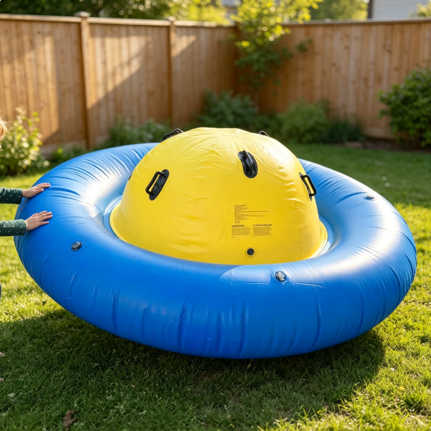 Inflatable Dome Rocker-Trampoline for Kids