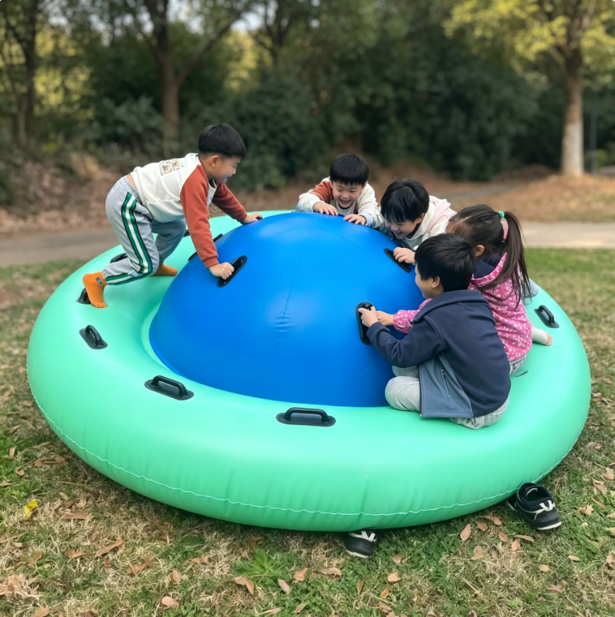 Inflatable Dome Rocker-Trampoline for Kids